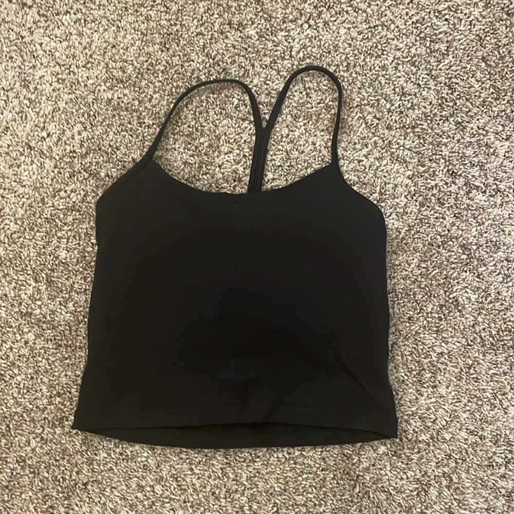 Lulu power y cropped tank